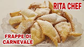 FRAPPE DI CARNEVALE⭐RITA CHEF  Leggere e croccanti [upl. by Yseult]