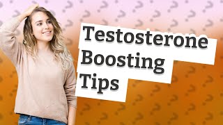 How to boost testosterone in kids [upl. by Auginahs]