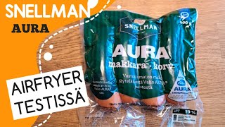 Airfryer snellman aura makkara [upl. by Ailimac251]