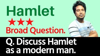 Discuss Hamlet as a Modern Man  Important Broad Question  Hamlet by Shakespeare in Bangla [upl. by Silvestro]