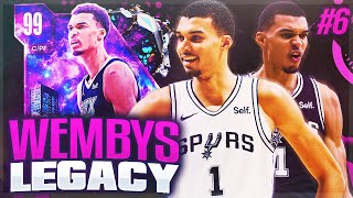 WEMBYS LEGACY 6  DARK MATTER WEMBY GIVEAWAY NBA 2K24 MYTEAM ad [upl. by Naffets]