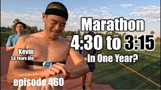 430 to 315 Marathon in 1 YEAR marathon running marathontraining [upl. by Atteugram]