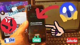 IPHONE INATIVO COMO REPARAR  RESTAURAR EM MODO DFU  INACTIVE  IPHONE BLOQUEADO  ATUALIZADO [upl. by Higley]