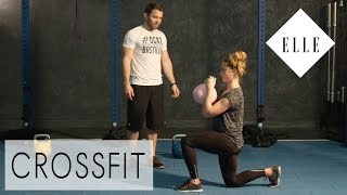 Cours de Crossfit par Marine Leleu┃ELLE Fitness [upl. by Ulyram]