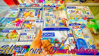 Doms stationery collection Doms color collections Doms pencil collection  Doms brush pen 2023 [upl. by Ebeohp]