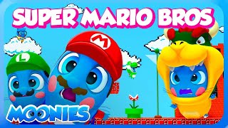 The Super Mario Bros Theme song ⭐️ Cute cover by The Moonies Official [upl. by Sindee97]