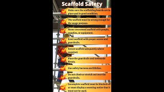 Safe Scaffolding Erection and Dismantling Training Video [upl. by Dyoll]