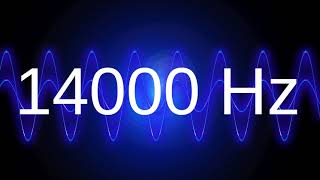 14000 Hz clean pure sine wave TEST TONE 14 khz frequency [upl. by Johnson]