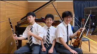 Newington College 2024 Chamber Music Class Bruch 8 Pieces for Clarinet Viola and Piano Op83 [upl. by Ulric]