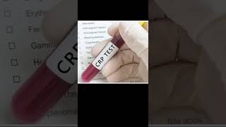 CRP test medicaltest shortvideo viralvideo doctor [upl. by Llerrahs]