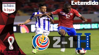 Costa Rica vs Honduras 🇨🇷⚽️ Eliminatoria Mundialista Qatar 2022 Extendido [upl. by Perri]