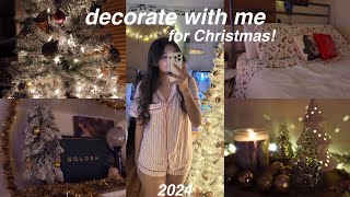 DECORATING MY ROOM FOR CHRISTMAS 2024  decor shopping decorating amp room tour [upl. by Mohsen38]