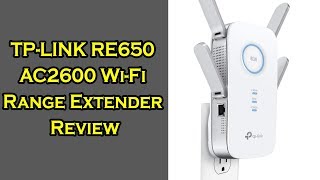 TPLINK RE650 AC2600 WiFi Range Extender Review [upl. by Ajram]