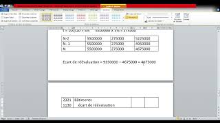 Comptabilité approfondie  la réévaluation libre Les étapes de l’enregistrement comptable  TP [upl. by Hubble]