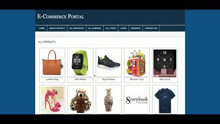 ECommerce Portal  PHP and MySQL Project Source Code  PHP MySQL CRUD Project [upl. by Previdi]