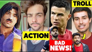 Ashish Chanchlani Takes Legal Action Against Them 😡 Dhruv Rathee Trolls Harsh Beniwal Ronaldo [upl. by Leuamme48]