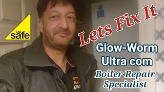 GlowWorm Ultra com central heating is working but tap hot water isnt Birmingham boiler repair [upl. by Ennayoj]