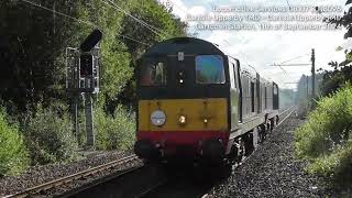 Class 20s Accelerating on Route Learning through Gartcosh 110924 [upl. by Ahsiemaj]