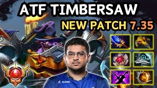 🔥 New PATCH 735  ATF Timbersaw Midlane Highlights 🔥 Grandmaster Tier  Dota 2 [upl. by Anifad592]