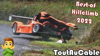 Best of Hillclimb 2022  Course de Côte  Big Crash  Mistakes amp Show by ToutAuCable [upl. by Nnahteb]