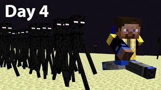 No Armor Hardcore  Episode 4  Enderman Death [upl. by Joselow]