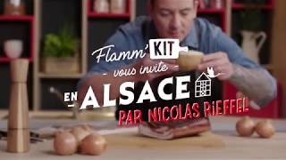 Flammkit vous invite en Alsace  découvrez la recette du flammekueche traditionnel [upl. by Naloc]