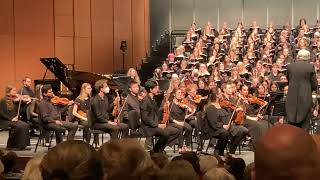 U of Iowa Orchestras and Combined Choirs Perform Benjamin Brittens War RequiemExcerpt [upl. by Gierk]