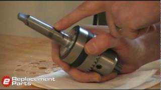 How to Remove and Reinstall a Drill Press Chuck [upl. by Aynnat498]