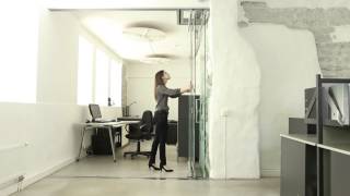 Wallenium TKS movable glass wall [upl. by Denby]