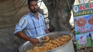 Indian Muslim CHICKEN BIRYANI Prepared for 100 People amp STREET FOOD [upl. by Nelyaw705]