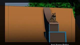 Dog Locomotion  4 Legged 3d Animation  Quadruple  Behaviour  Animal [upl. by Adlaremse]