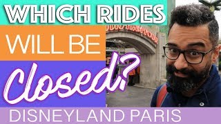 Upcoming Ride Closures amp Refurbishments Disneyland Paris 2020  What is new [upl. by Nylavad728]