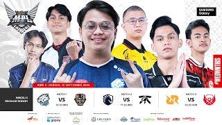 🔴 LIVE  MPL ID S14  Regular Season Hari 3 Minggu 6  Bahasa Indonesia [upl. by Dnalra123]