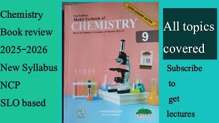 9th class chemistry review for session 2025Model paper  contents [upl. by Calvinna]