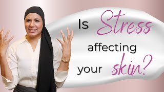 Stress strikes skin here is why  🤔🧴 [upl. by Led]