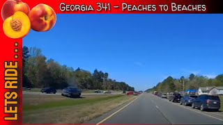 Lets Ride  thru Georgia 341 during Peaches to Beaches [upl. by Wootan]