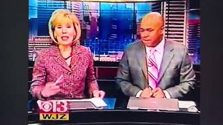 WJZ 13 Eyewitness News at 11pm open January 16 2008 [upl. by Schuyler]