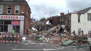 ENG Video Narborough Road Leicester Explosion [upl. by Einnol295]