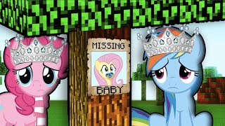 Princess My Little Pony Find Baby Fluttershy in Minecraft [upl. by Humfrid]