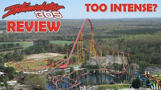 Intimidator 305 Project 305 Review Kings Dominion Intamin Giga Coaster  Is it too Intense [upl. by Seleta]