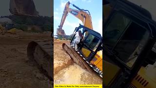 अचानक JCB कीचड़ में 🤔 अब क्या होगा 😱 shorts youtubeshorts jcb [upl. by Yesrej]