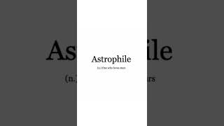 Astrophile say it right [upl. by Durman]