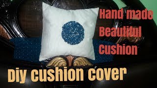 Cushion cover cutting and stitching in easy method [upl. by Nnaeerb223]