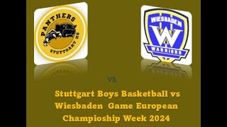 Stuttgart High School vs Wiesbaden at 2024 DODEA European Championship Week [upl. by Akienahs]