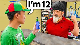 Buying Vapes While Acting Like A Kid [upl. by Egwin]