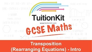 Transposition Rearranging Equations  Intro [upl. by Jemina670]