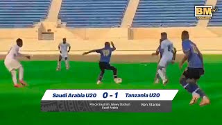 Saud Arabia 01 Tanzania U20 Ben Starkie Kocha Julio Atamba [upl. by Aimit932]