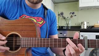 How to play INCASE YOU DIDNT KNOW By Brett Young on Guitar [upl. by Akirdna442]