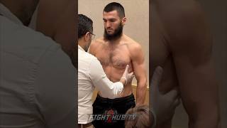 Artur Beterbiev RIPPED amp ON WEIGHT ahead of Bivol fight [upl. by Sucram]