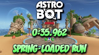 Astro Bot SpringLoaded Run In 035962 World Record [upl. by Aninaig445]